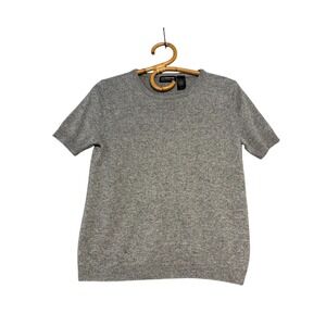Liz Claiborne Collection | Grey Short Sleeve Cashmere Sweater Size S